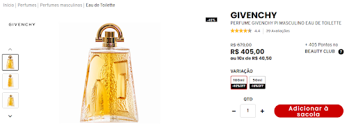 black friday de luxo perfume givenchy