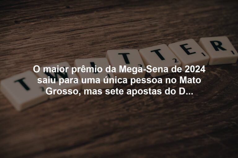 Mega-Sena: 7 apostas do DF fazem a quina e levam até R$ 296 mil