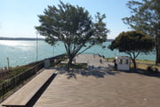 Parque ao lado da Represa Billings, na zona sul de São Paulo