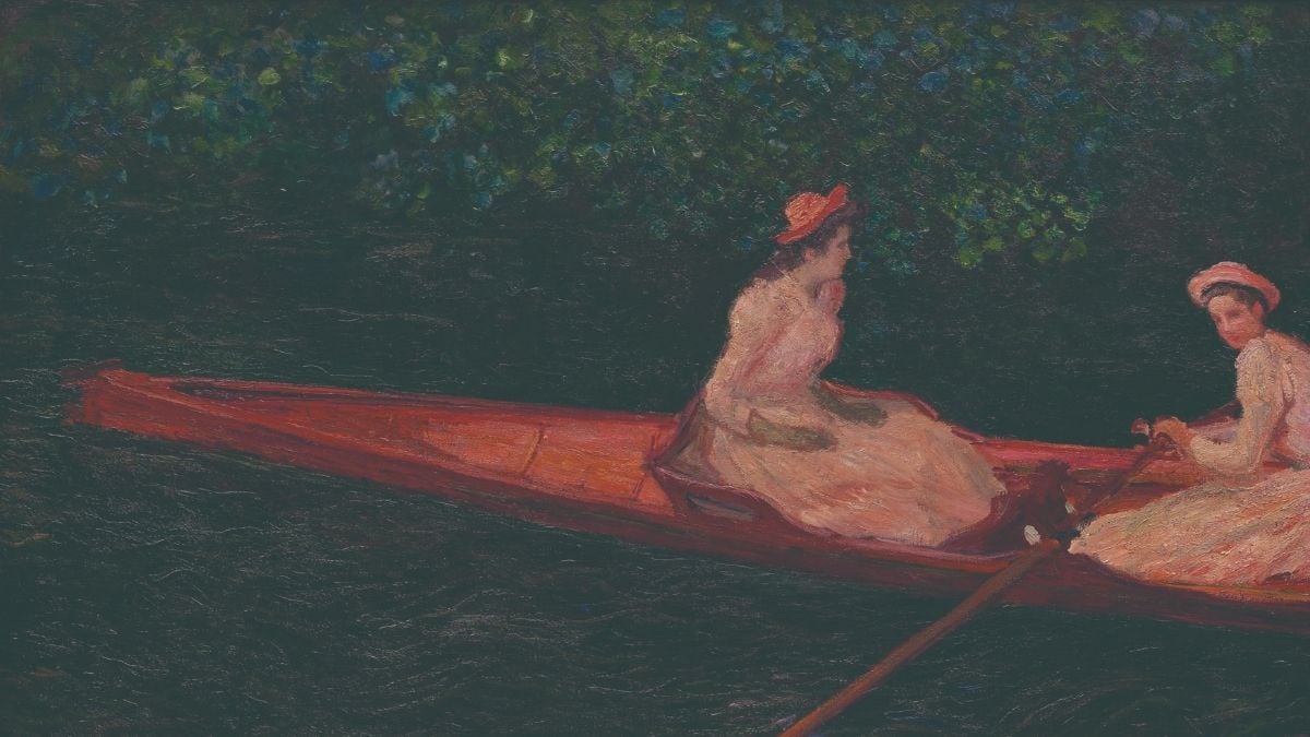 A canoa sobre o Epte, Circa 1890
monet arte masp museu claude monet impressionismo obra 