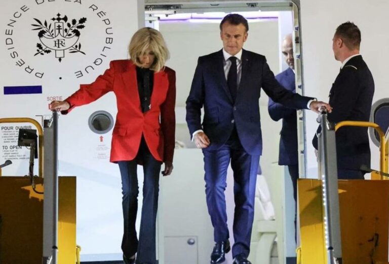 Macron-e-a-esposa-brigitte