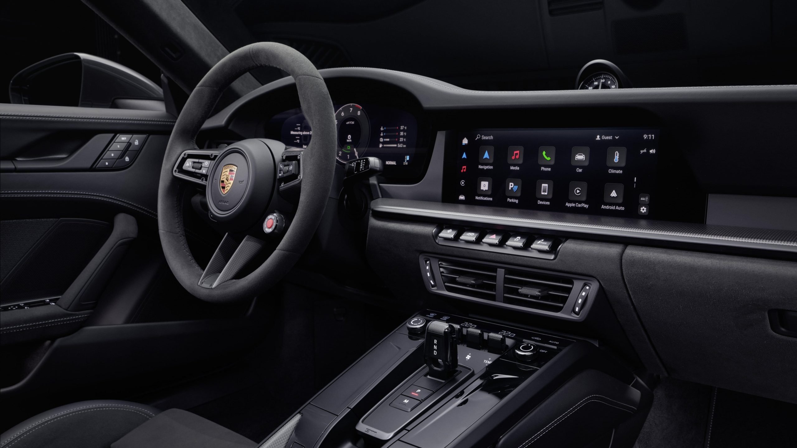 O interior do 911 Carrera GTS