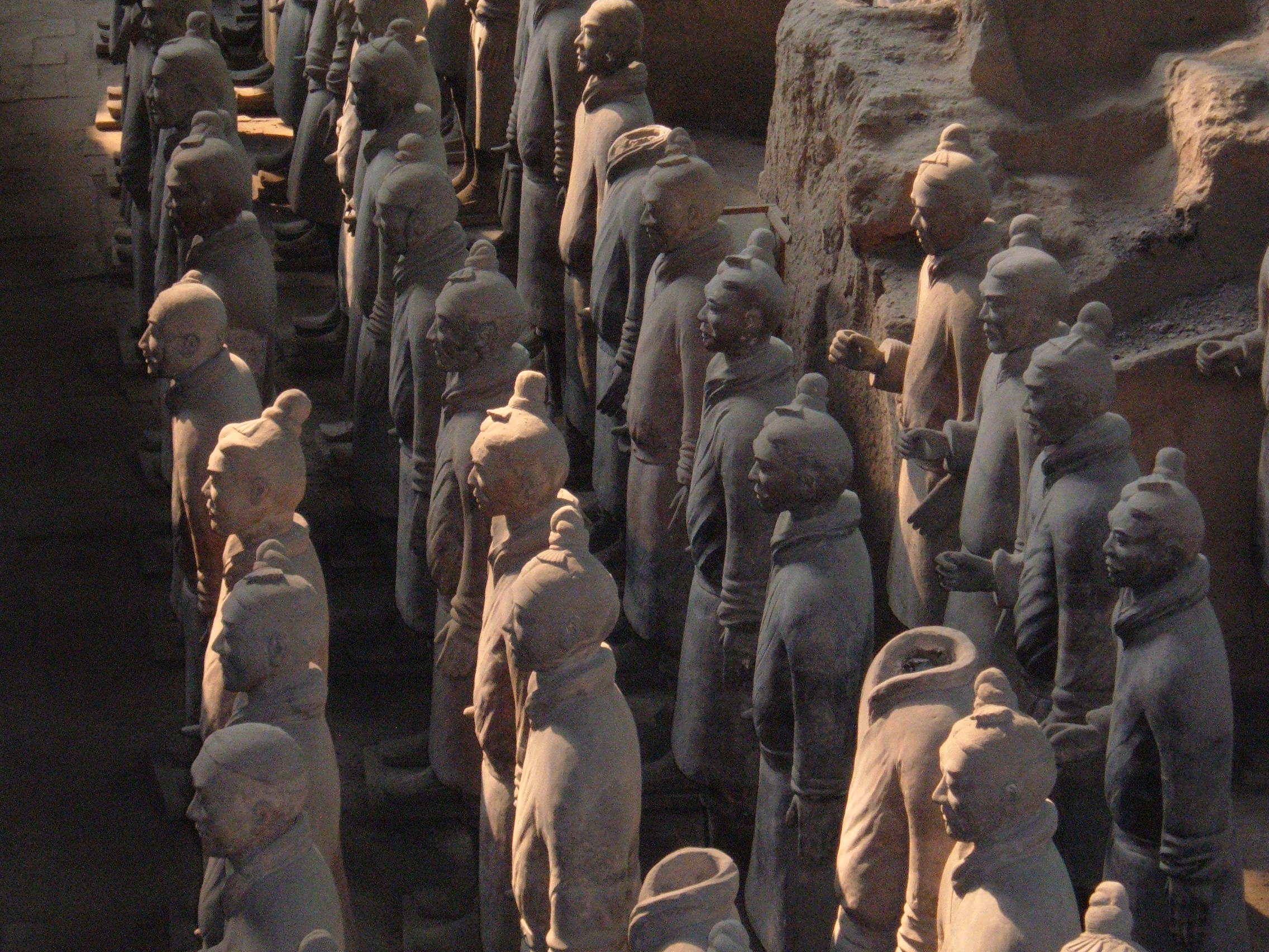 O exército de terracota chinês