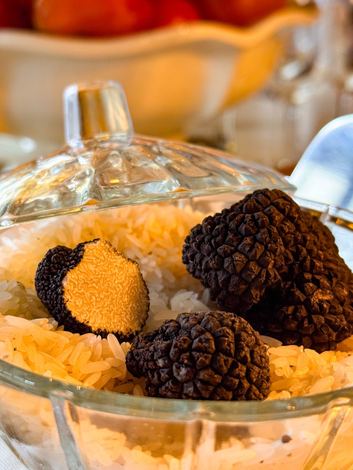 Trufas frescas no Marena
