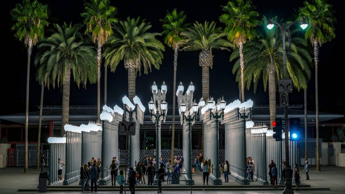 SÓ USO EDITORIAL lacma los angeles califórnia viagem estados unidos